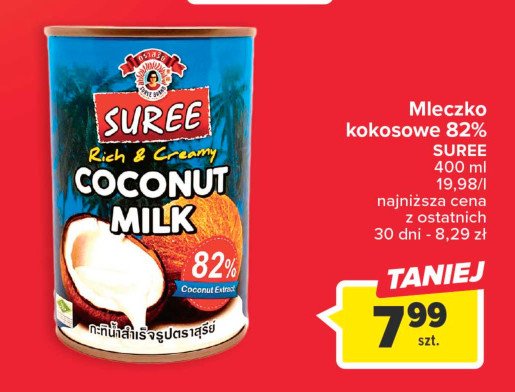 Mleczko kokosowe rich & creamy Suree promocja