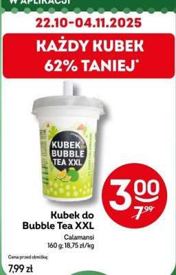 Kubek do Bubble Tea XXL Calamansi promocja w Żabka