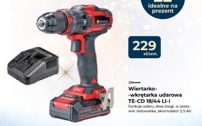 Wiertarko-wkrętarka udarowa Einhell TE-CD 18/44 LI-I promocja w PSB Mrówka
