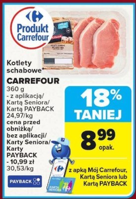 Kotlety schabowe Carrefour promocja w Carrefour