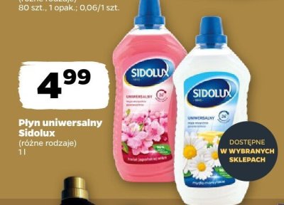 Płyn uniwersalny Sidolux promocja w Netto
