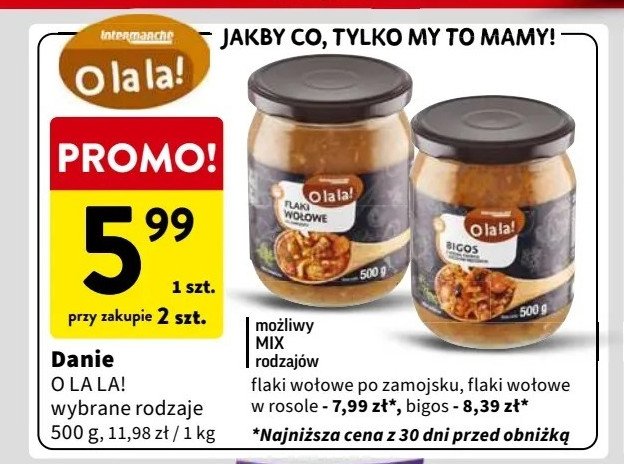 Bigos O la la! promocja w Intermarche