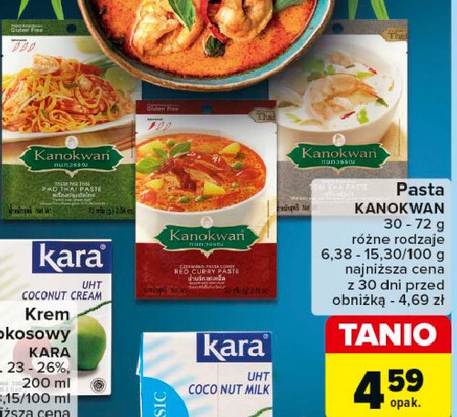 Pasta curry massaman Kanokwan promocja