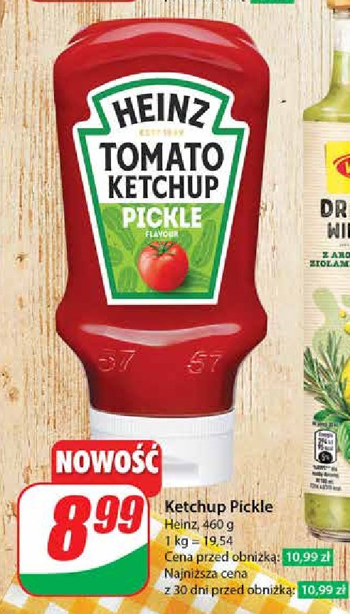 Ketchup pickle Heinz promocja