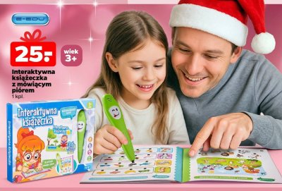 Interaktywna książeczka z mówiącym piórem promocja w Netto