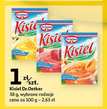 Kisiel truskawkowy Dr. oetker promocja