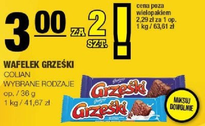 Wafelek Grześki promocja w SPAR