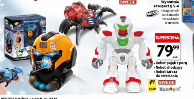 Robot pająk z parą SWEDE promocja w Intermarche