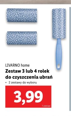 Rolki do ubrań + uchwyt LIVARNO HOME promocja