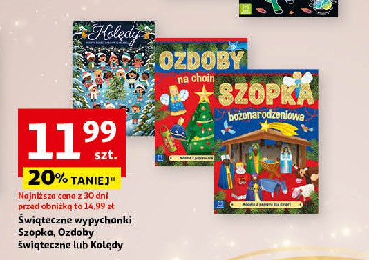 Szopka bożonarodzeniowa wypychanki promocja