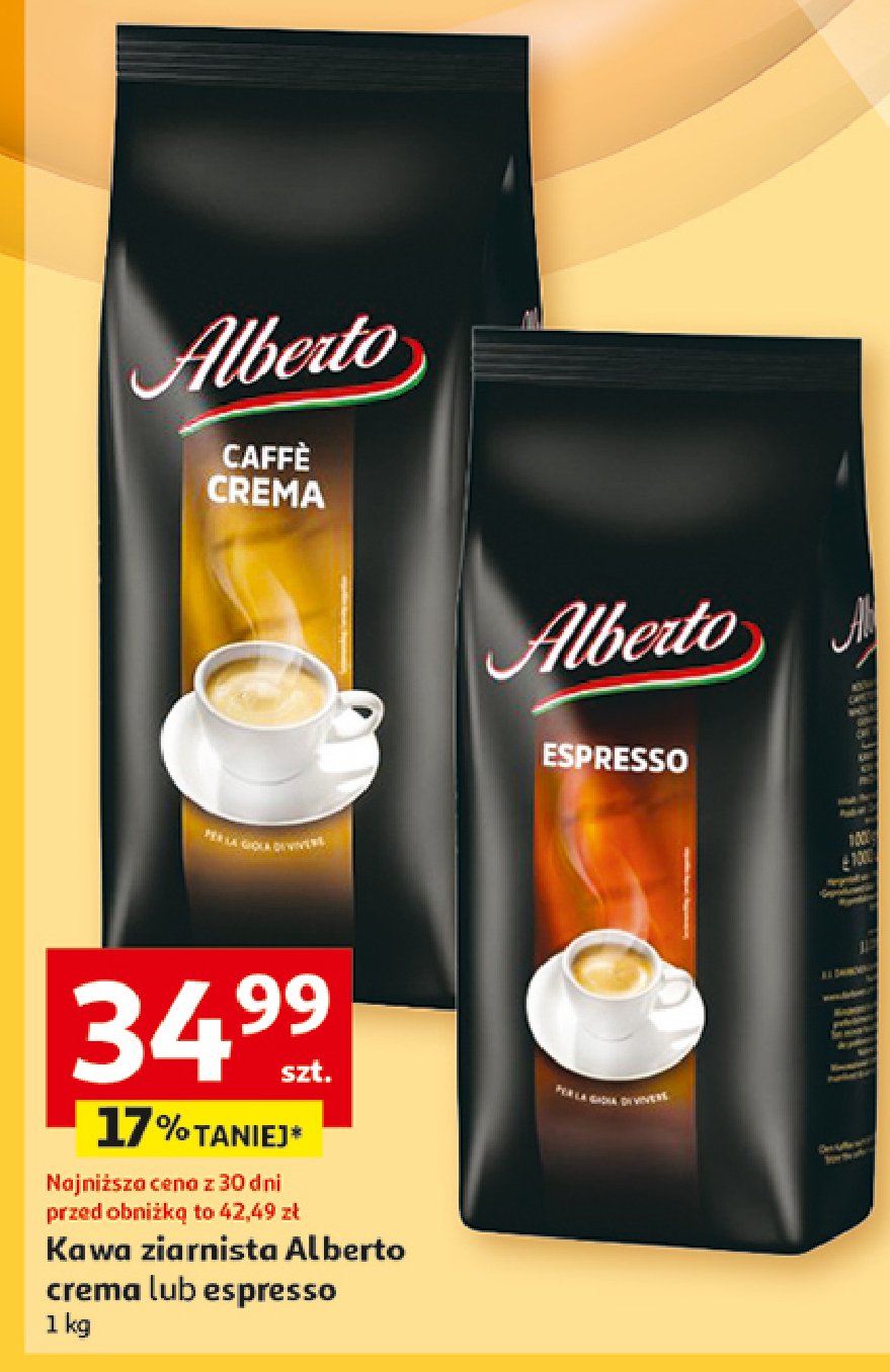 Kawa Alberto crema promocja