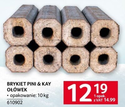 Brykiet Pini & Kay odjowek opakowanie 10 kg promocja w Selgros