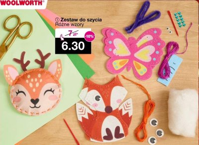 Zestaw do szycia Różne wzory promocja w Woolworth