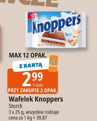Wafelek Knoppers promocja w Leclerc