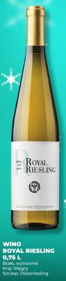 Wino Royal Riesling Olaszriesling promocja w Duży Ben