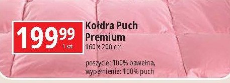 Kołdra puch premium 160 x 200 cm promocja