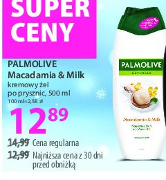 Żel pod prysznic macadamia & cocoa Palmolive naturals promocja w Hebe