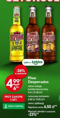 Piwo Desperados promocja w 呕abka