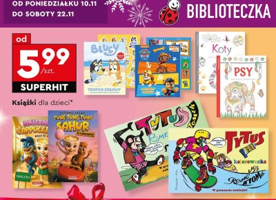 Książki dla dzieci promocja w Biedronka
