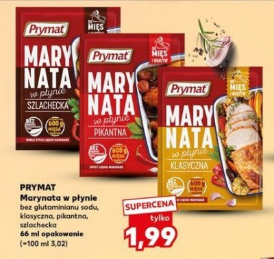Marynata w płynie szlachecka Prymat promocja