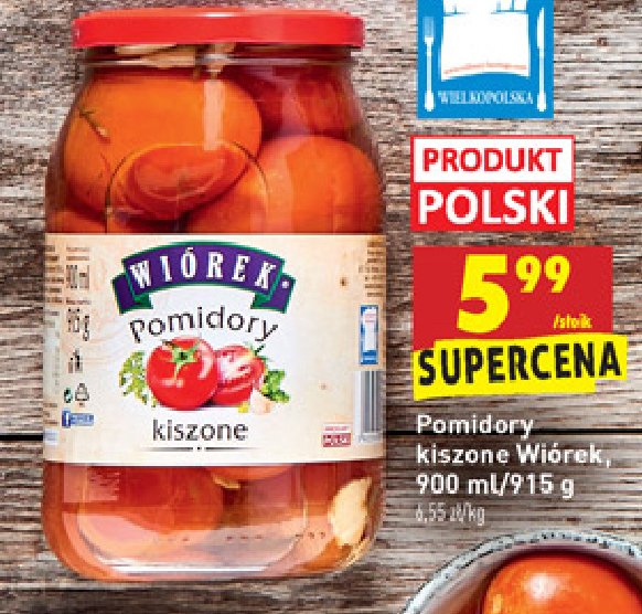 Pomidory kiszone Wi贸rek promocja