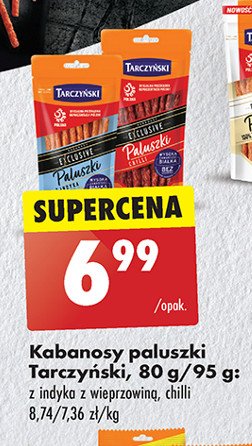 Kabanosy paluszki z indyka Tarczyński exclusive promocja