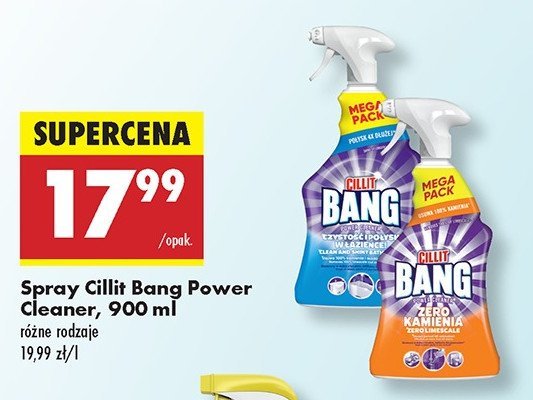 Spray do czyszczenia czystość i dezynfekcja Cillit bang power cleaner promocja