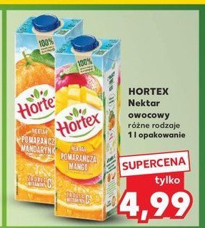 Nektar pomarańcza mango Hortex promocja w Kaufland