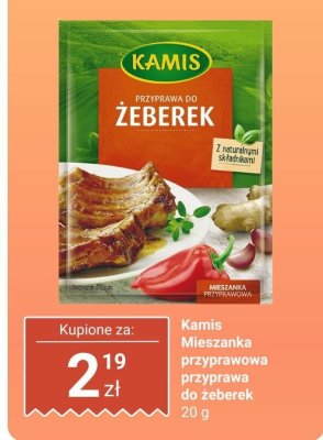 Przyprawa do żeberek Kamis  promocja w Biedronka