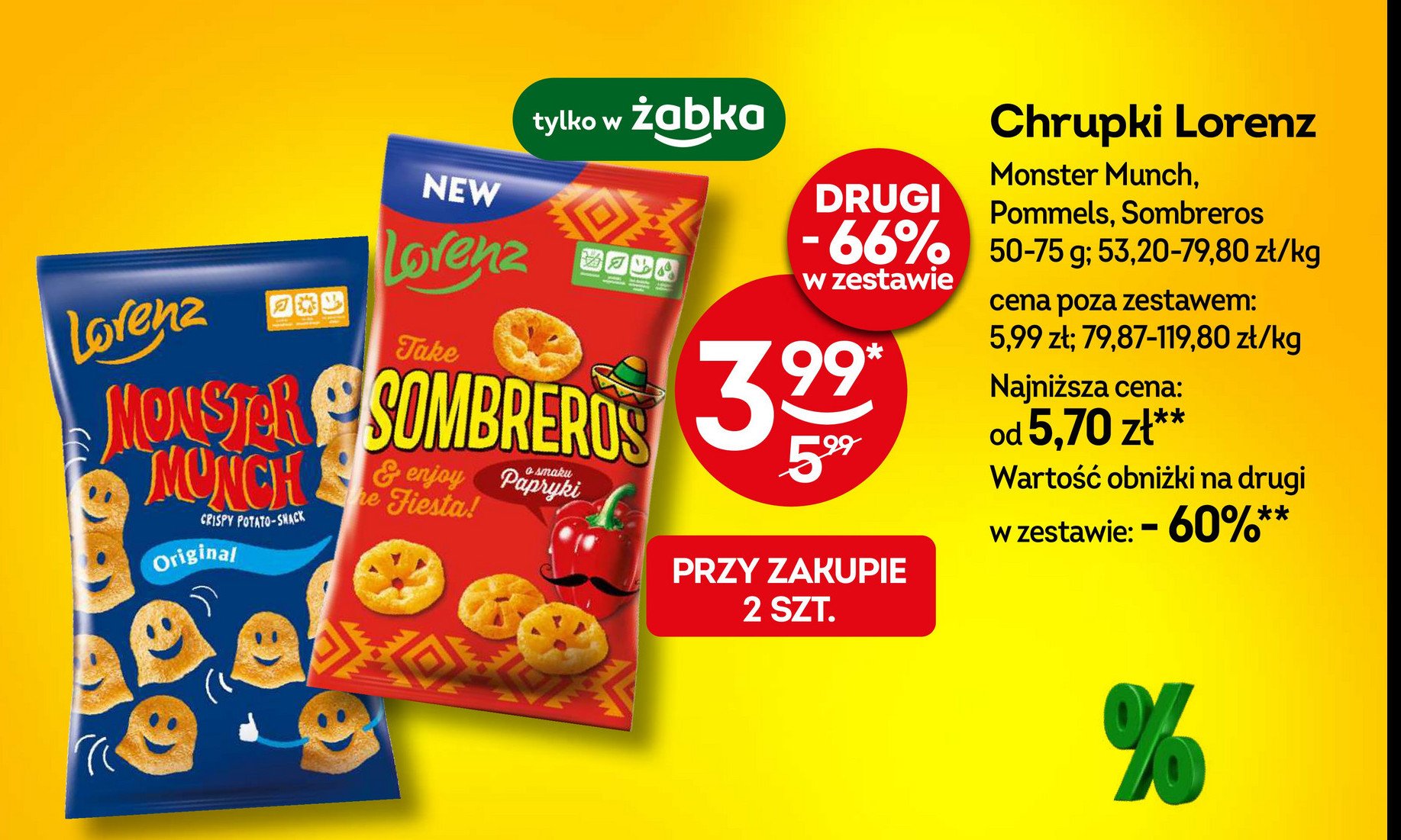 Chrupki sombreros papryka Lorenz promocja