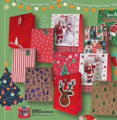 Torebka bożonarodzeniowa różne rodzaje promocja w Stokrotka