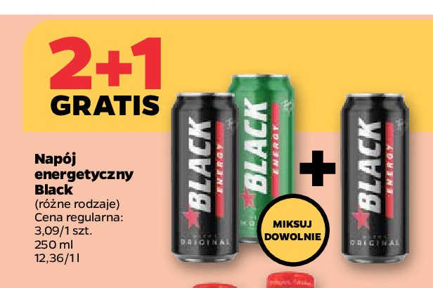 Nap贸j energetyczny classic Black energy promocja