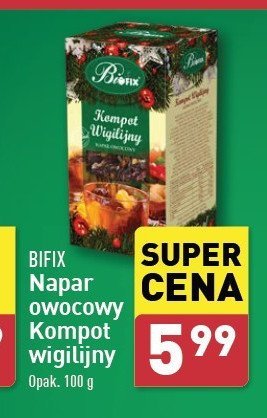 Napar owocowy kompot wigilijny Bifix napar owocowy promocja