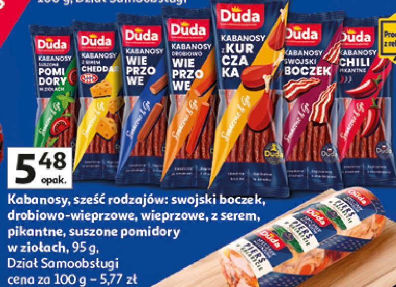 Kabanosy suszone pomidory w ziołach Silesia duda promocja