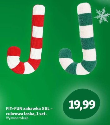 Zabawka FIT+FUN zabawka XXL – cukrowa laska, 1 szt. promocja w MAXI ZOO