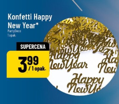 Konfetti Happy New Year Party Deco promocja w POLOmarket
