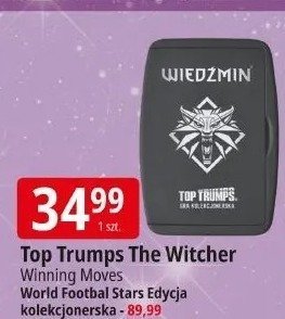 Gra Top Trumps The Witcher World Footbal Stars Edycja kolekcjonerska Winning Moves promocja w Leclerc