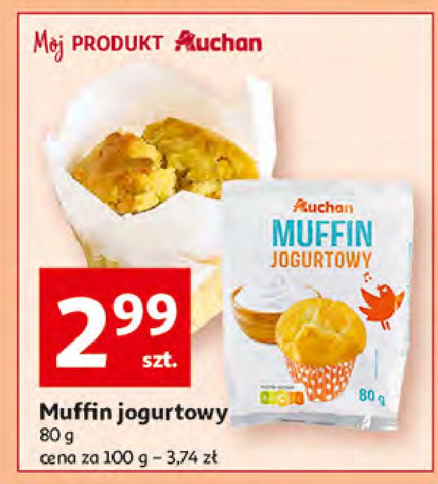 Muffin jogurtowy Auchan promocje