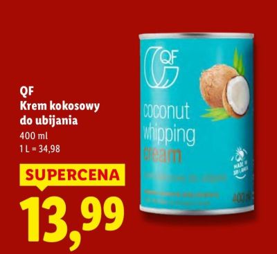 Krem kokosowy do ubijania  promocja w Lidl