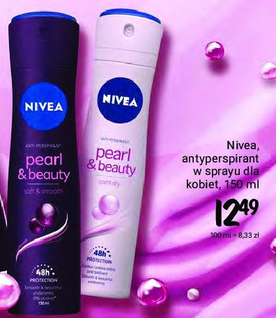 Dezodorant soft Nivea pearl & beauty promocja