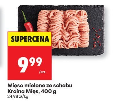 Mięso mielone ze schabu  promocja w Biedronka