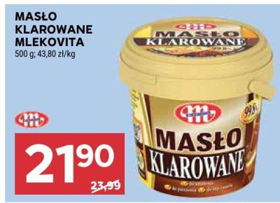 Masło klarowane Mlekovita promocja w Stokrotka
