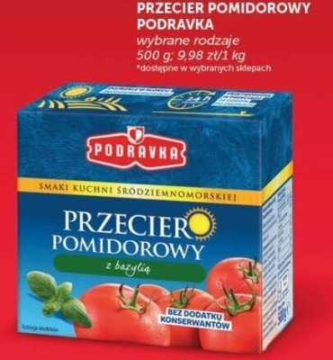 Przecier pomidorowy PODRAVKA promocja w Euro Sklep