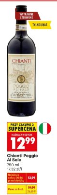 Wino Chianti Poggio Al Sale promocja w Biedronka
