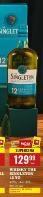 Whisky The Singleton 12 YO promocja w Biedronka