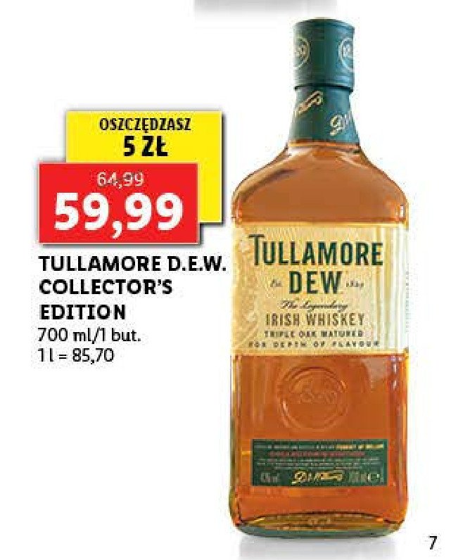 Whiskey Tullamore dew collector's promocja