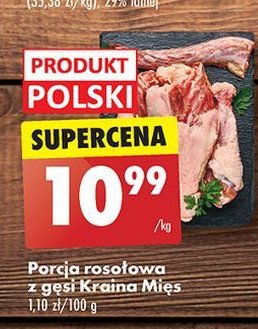 Porcja rosołowa z gęsi Kraina mięs promocja w Biedronka