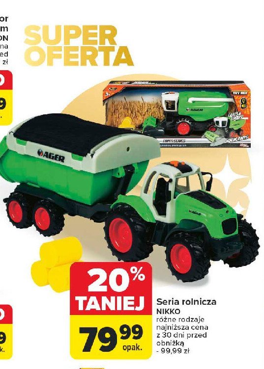 Traktor nikko promocja w Carrefour