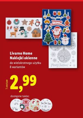 Naklejki okienne Livarno Home Naklejki okienne promocja