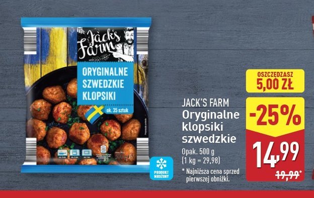 Klopsiki szwedzkie Jack's farm promocja